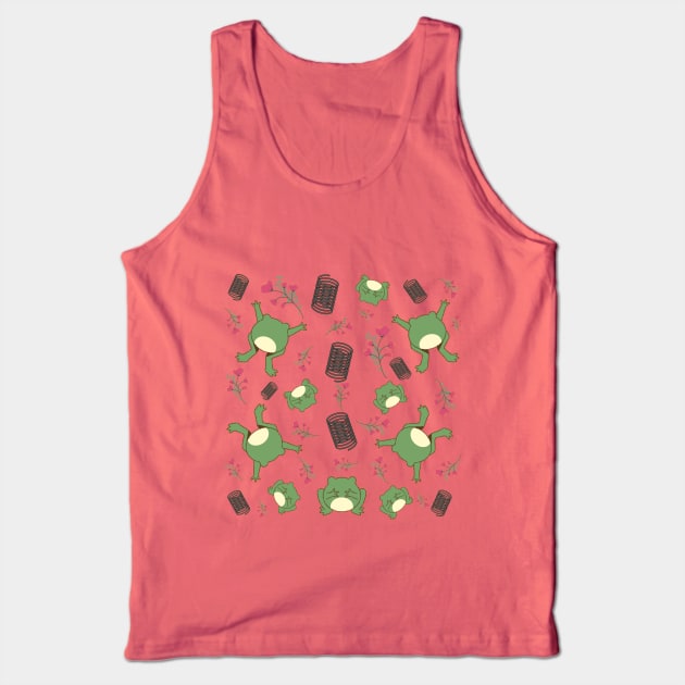 Green Spring Frog Tank Top by In Asian Spaces